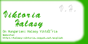 viktoria halasy business card